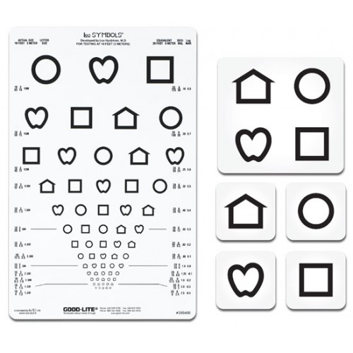 LEA SYMBOLS 13 Line Translucent Distance Chart